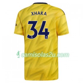 Camisolas de Futebol Arsenal Granit Xhaka 34 Equipamento Alternativa 2019/20 Manga Curta